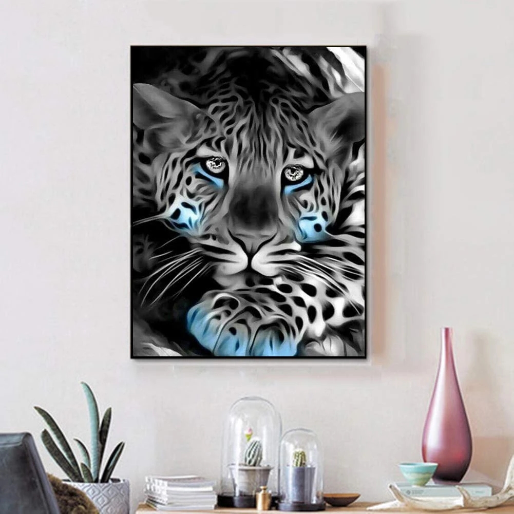 Peinture diamant 5D à faire soi-même, animaux, Lion, Koala, tigre, point de croix, perceuse complète, broderie ronde, mosaïque, image d'art en strass