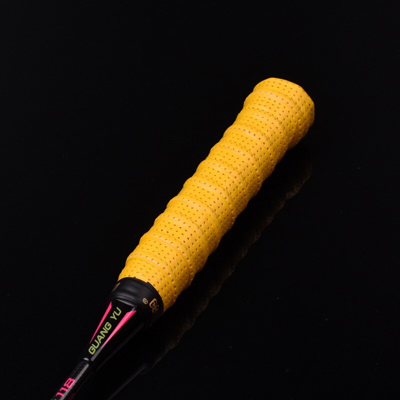 Quille colle à main, poinçonnage respirant antidérapant absorbant la sueur, ceinture, Badminton colle à main, canne à pêche, bande de poignée