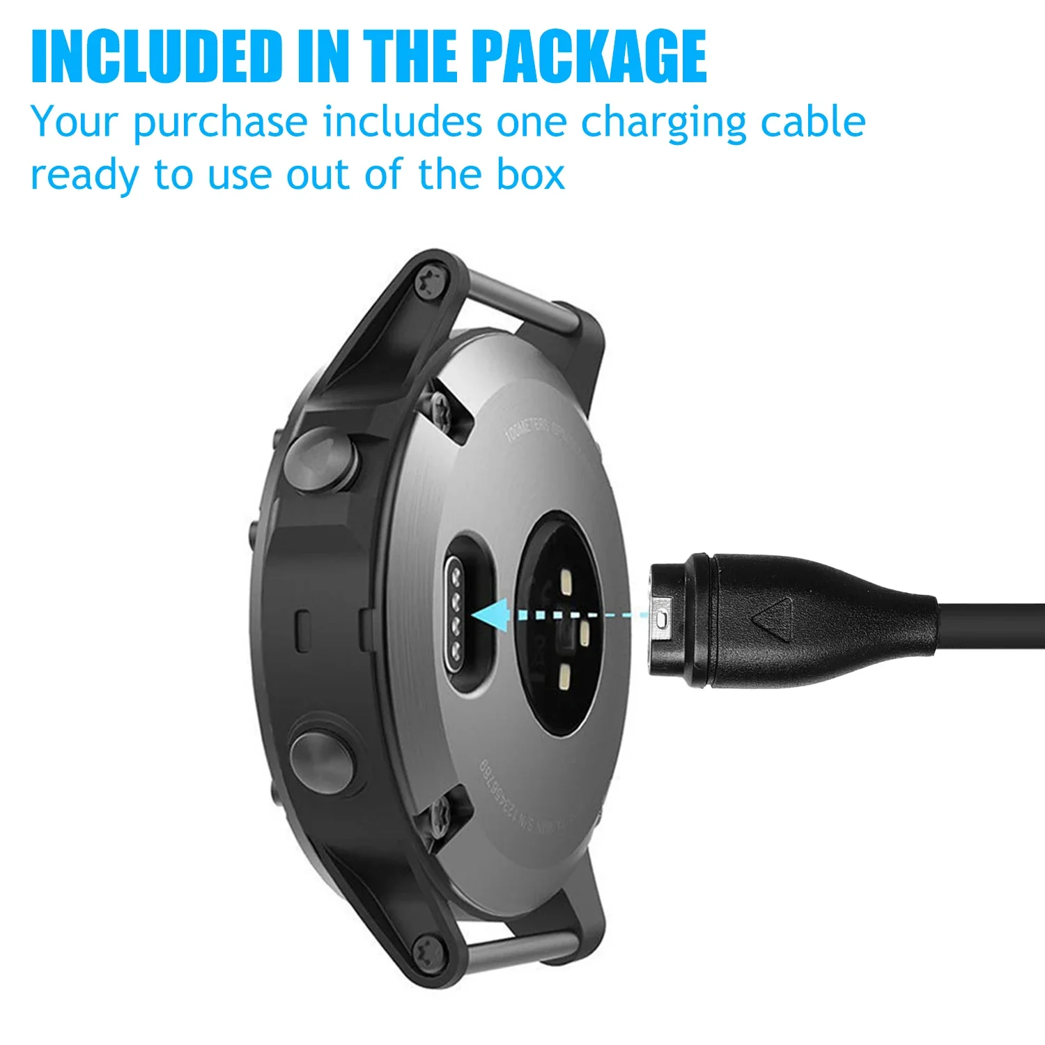 Type C USB Charger Line For Garmin Watch Instinct Venu 2 Fenix 8 7 6S Universal Dust Plug Portable Type-C Charging Cable Cord