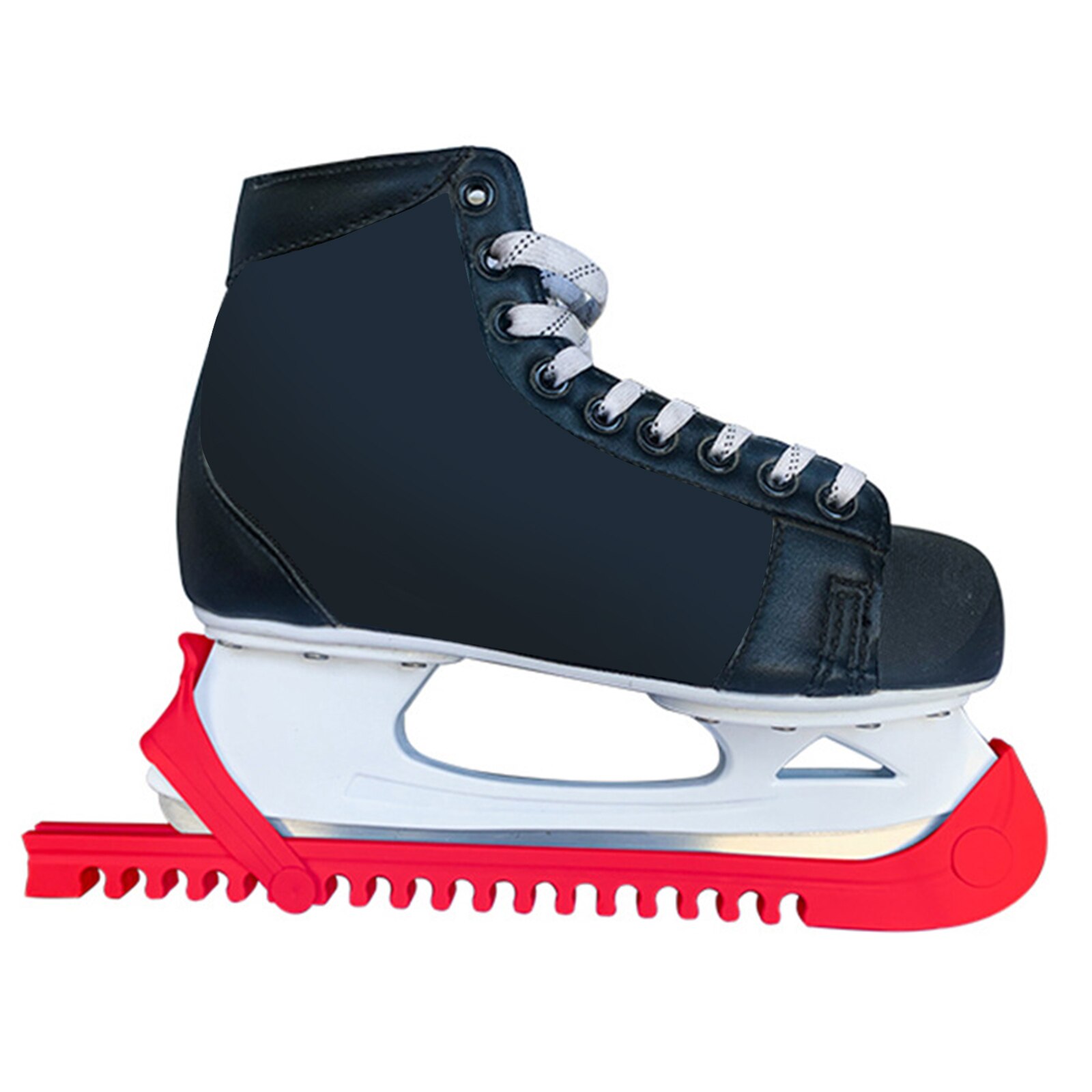 Skates Blade Guard Plastic Skating Boots Protection Off Ice Protect Guard: Red