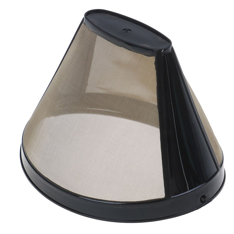 1pc Washable Handle Coffee Filter Stainless Steel Reusable Coffee Filter Cone-Style Refillable Gold Mesh Cafe Maker Machine Tool