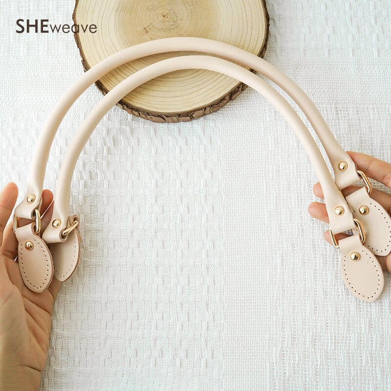 2 Stks/set Lederen Handvat Vrouwen Schoudertas Riem Diy Vervanging Accessoires Handtas Handvat Strap Band Tas Riem