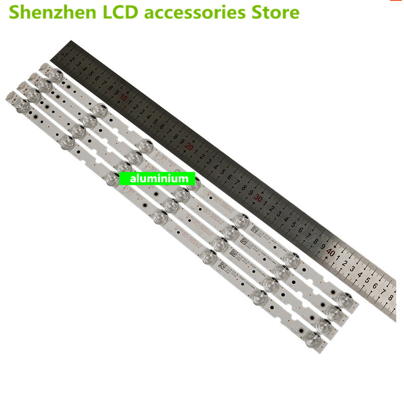 Voor Tcl 50V2 50D6 TCL-GLC-50D6-3030-4X7-LX LVU500NDEL 46Cm 6V 7LED 50 Inch Aluminium 100% Lcd Tv Backlight Bar 7 Lamp