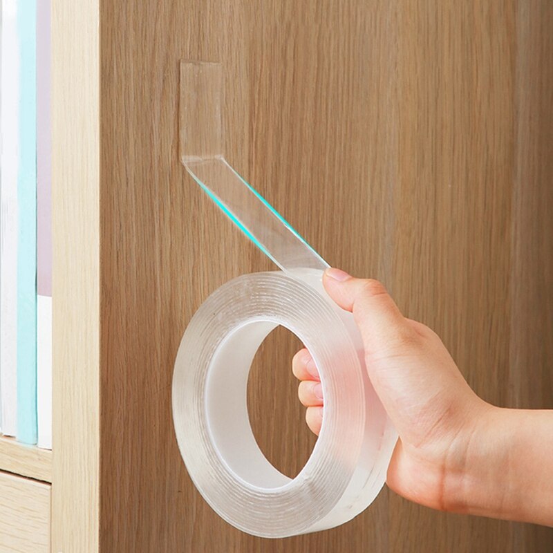 Transparante Nano Tape Wasbare Herbruikbare Dubbelzijdig Plakband Nano-Geen Spoor Plakken Fixer Tape Reinigbare Huis