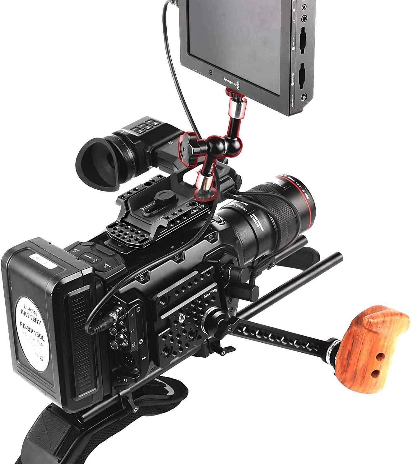 11 inch Adjustable Power Articulating Magic Arm with Both 1/4" Thread Screw for LCD Monitor/LED Lights