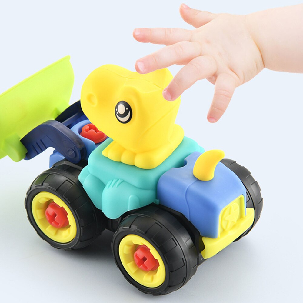 Children Disassembly Construction Engineering Car Toy Building Toys Truck DIY Nut Assembly Birthday for Boys B99