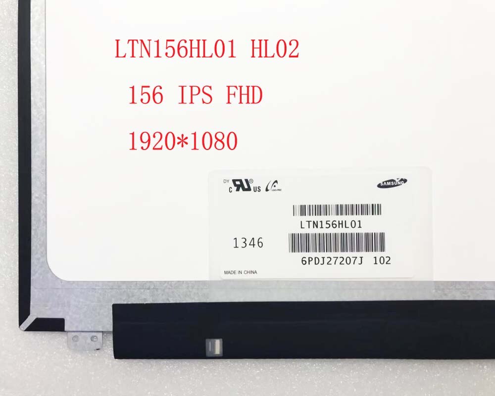15.6 tommers ltn 156 hl 01 ltn 156 hl 02 ltn 156 hl 07 lcd skjerm erstatning ledet fullhd ips matt 19201080 30 pin