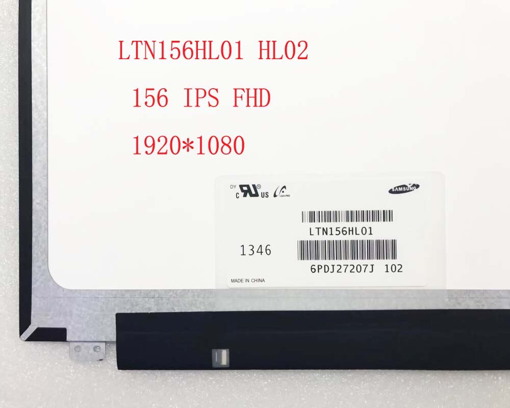 15.6 tommer ltn 156 hl 01 ltn 156 hl 02 ltn 156 hl 07 lcd skærm udskiftning ledet fullhd ips matte 19201080 30 pin