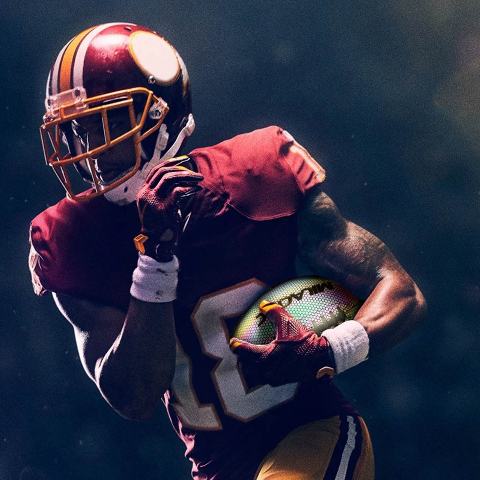 Luminous Rugby Luminous Rugby Game Training Ball for Youth Adult Game Training Ball