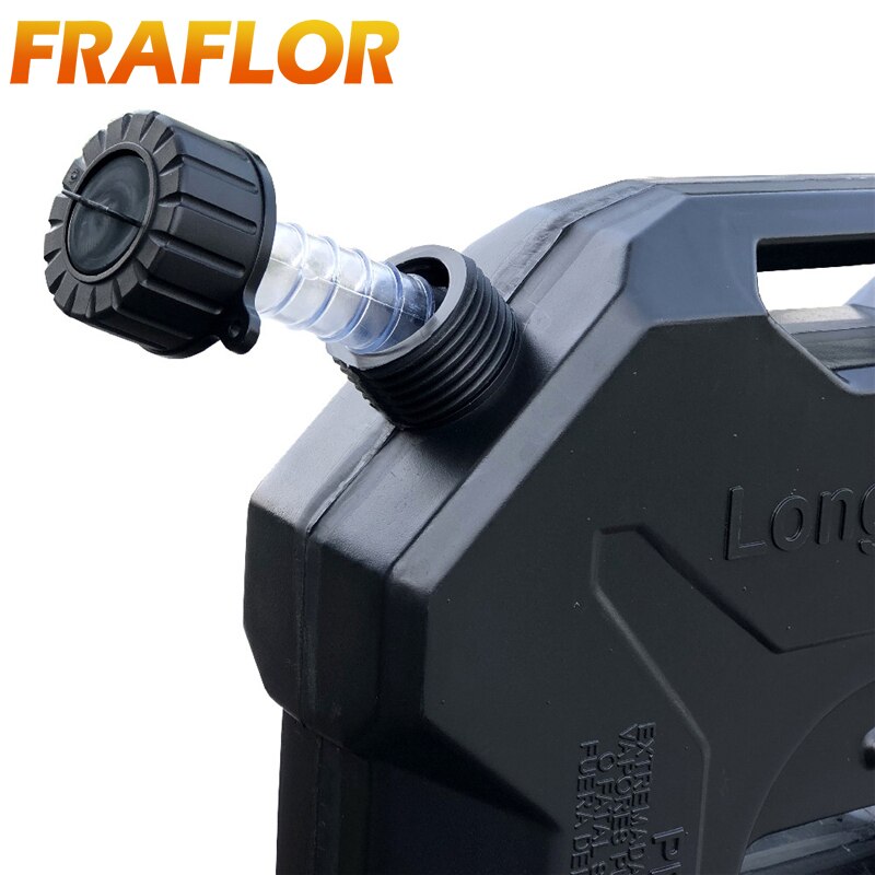 Bidon de rechange pour moto, 6l, vert et noir, Jerrycan, réservoir d&#39;essence et d&#39;huile, pichet de carburant, support de réservoir en plastique