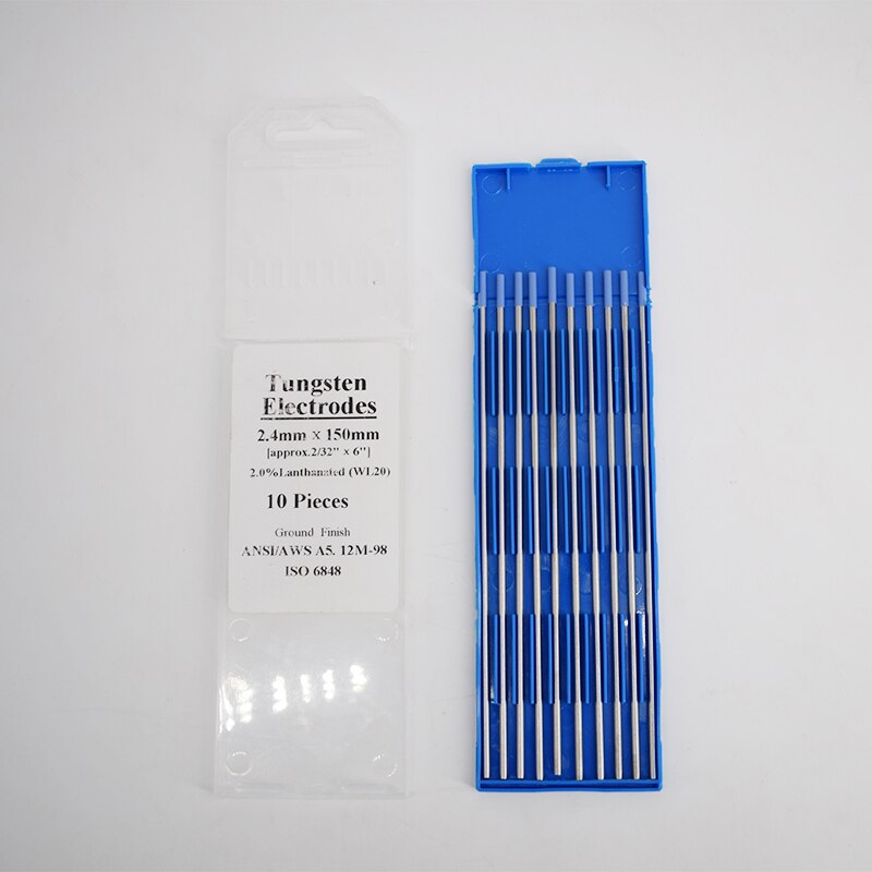 Professionelle 150mm/6 zoll Wolfram Elektroden Schweiß Elektroden 150mm 1,0 1,6 2,4mm WL20 WT20 WC20 WL15 WP