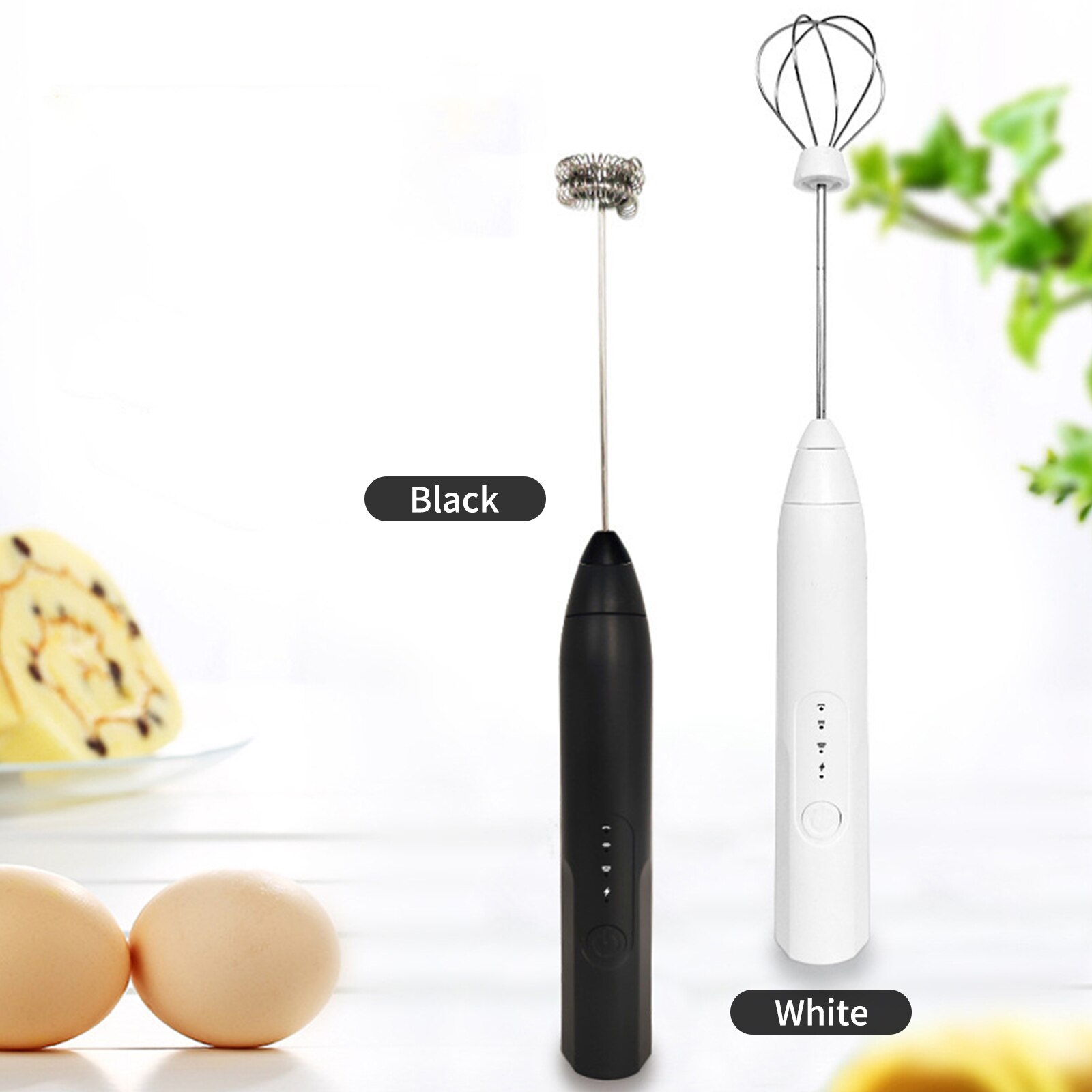 Blender Automatic Drink Mixer Wireless Stainless Steel Whisk Electric Milk Frother USB Rechargeable Mini Egg Beater Foam Maker
