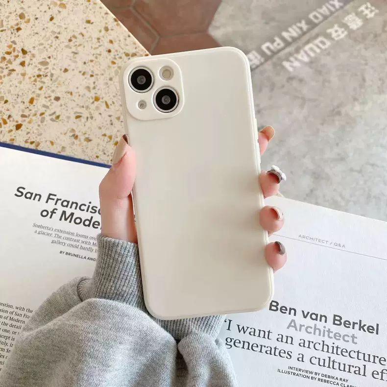 Wielokolorowe silikonowe etui na telefon komórkowy Tpu 1 szt. do iPhone 15 14 13 Silikonowe etui na Apple iPhone Etui Silikonowe: Złoto