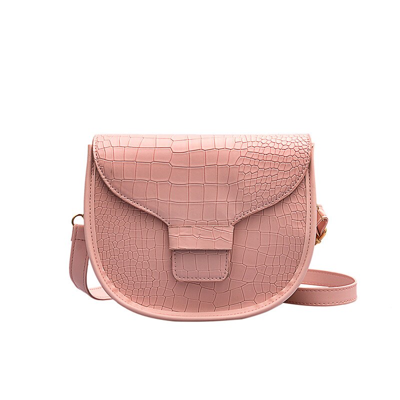 Net Red Crocodile Cross Bag Women's Versatile Ins Women's Bag Shoulder Bag Saddle Bag