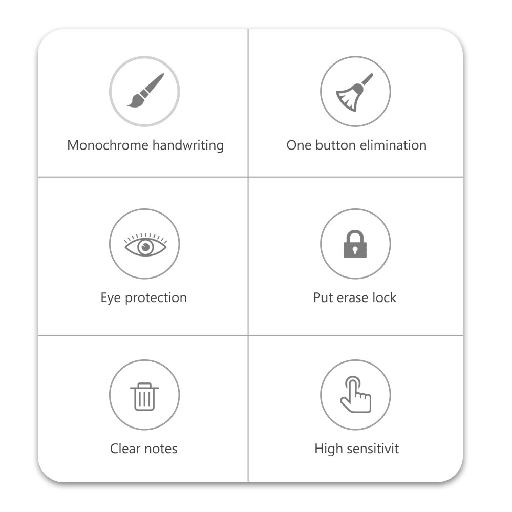 TISHRIC 6.5 Inch LCD Writing Tablet Digital Graphics Tablet For Drawing Board LCD Erasing Drawing Tablet Graphic Touch Pad