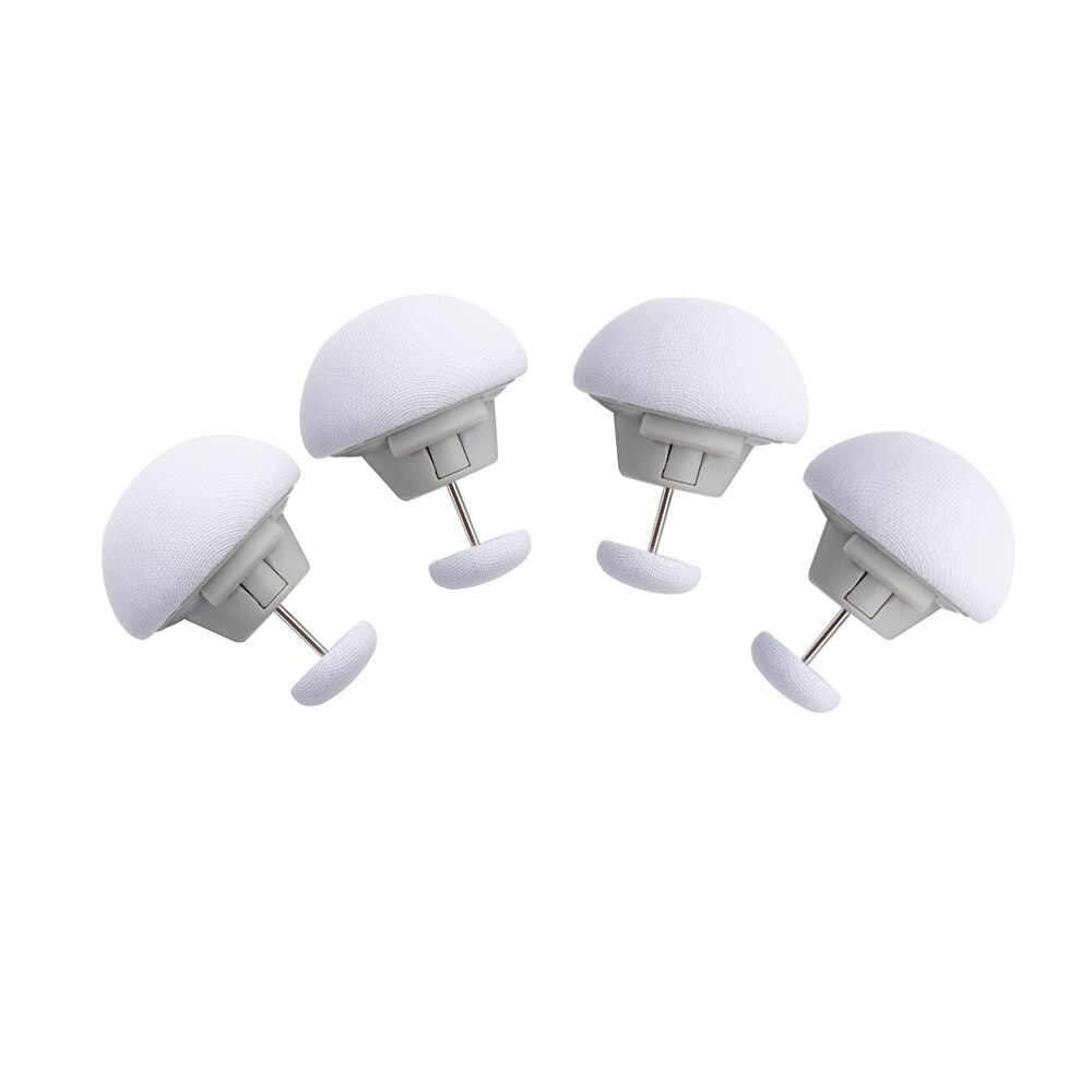 Soporte para edredón de setas, fijador de macarrón antideslizante, pinza para Manta, colchón antideslizante, Sábana de cama, sujeción para cubierta, Clip para el hogar, 4 Uds.: Type1-white