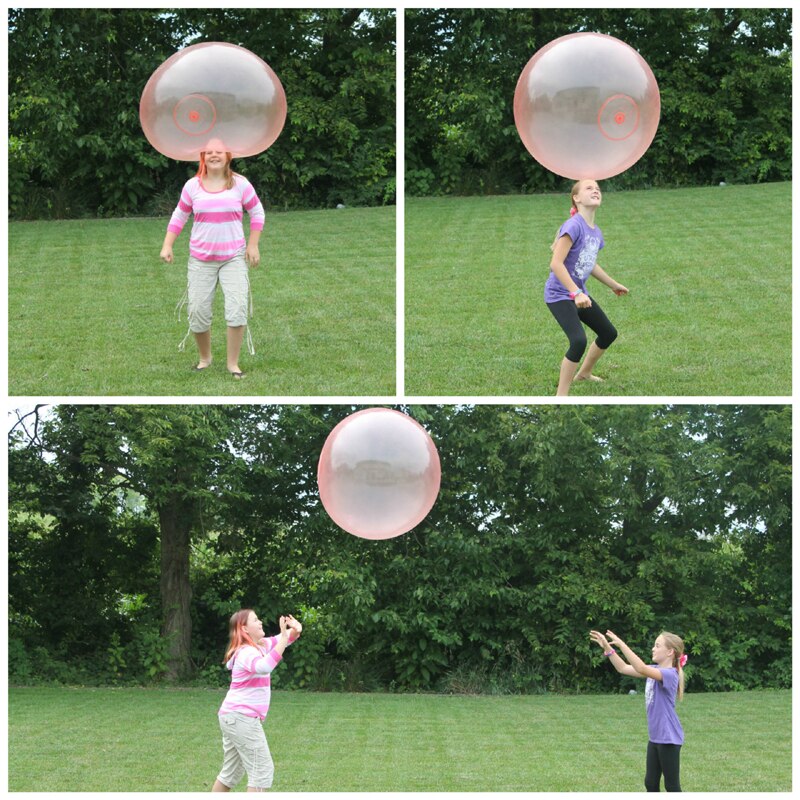 13.5 Inch Magic Bubble Bal Kinderen Outdoor Zachte Lucht Water Gevuld Verbazingwekkende Bubble Ballen Interactieve Ballon