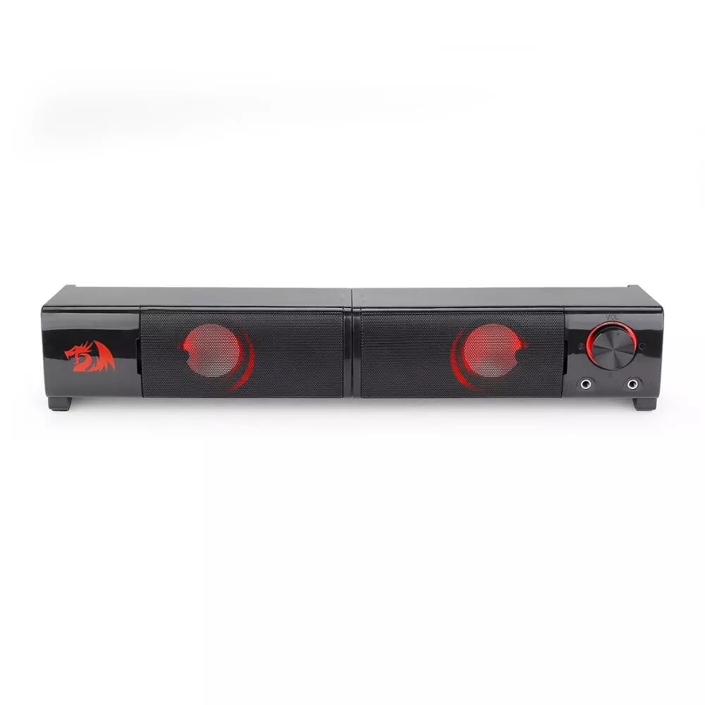 Redragon GS550 Orpheus PC Gaming Speakers, 2.0 Channel Stereo Desktop Computer Sound Bar with Compact Maneuverable Size