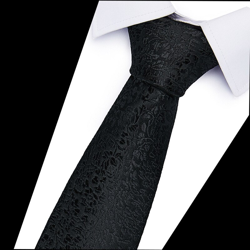 6cm Krawatten Für Männer 100% Seide Hochzeit Zubehör Schlanke Modische Krawatten Mann Party Geschäft Formale viel