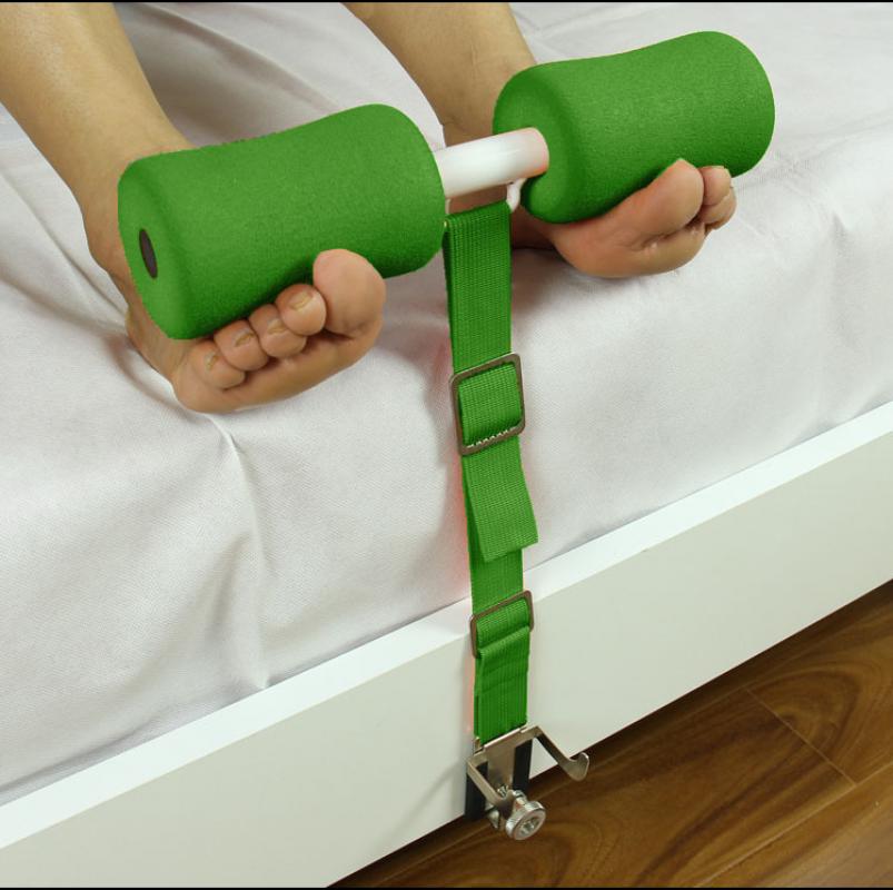 Justerbare sit up barer abdominal core træning styrketræningsudstyr hjemme seng sit up trainer sit-ups rack: Beige