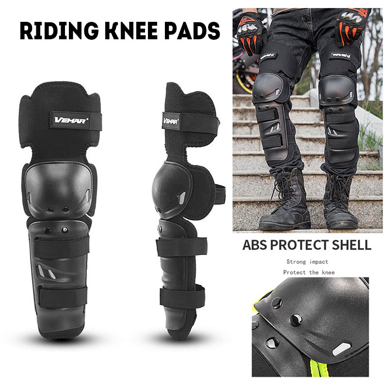 Varm 2 stk cykel motorcykel knæpuder motocross knæbeskytter vagt moto knæbeskytter beskyttelsesudstyr motorcykel ridng knæ