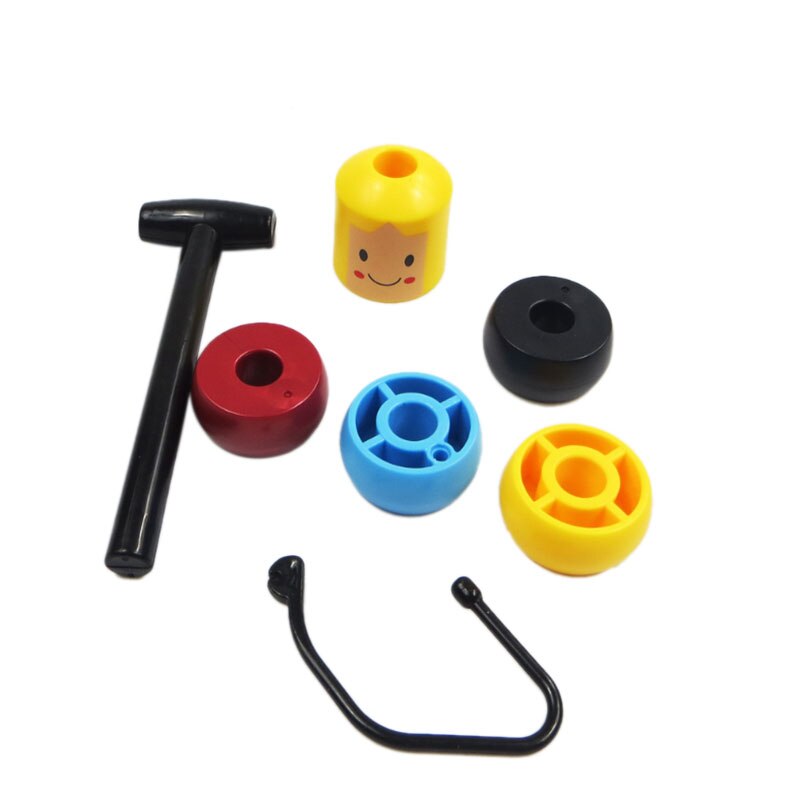 Daruma Magic Hardnekkige Hout Man Houten Funny Magic Speelgoed Onbreekbaar Blokken Speelgoed