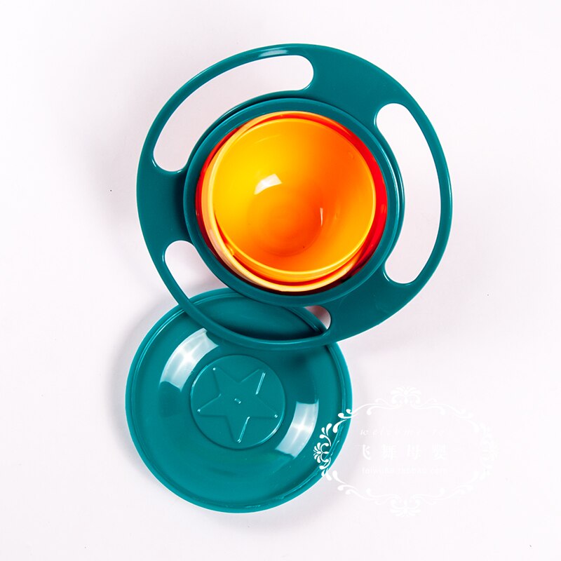 Service Plate Tray Solid Feeding Baby Feeding Learning Dishes Bowl Dinnerware For Kids Eating Training Gyro Bowl