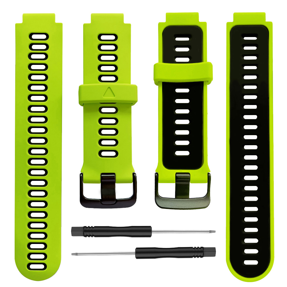 Correas de silicona para reloj inteligente Garmin Forerunner 735XT, pulsera de repuesto para Forerunner 220/230/235/620/630