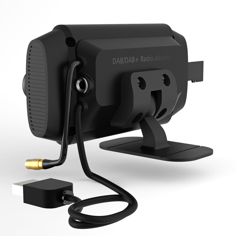 JaJaBor-receptor de Radio DAB para coche, Adaptador de Audio, transmisor FM, Bluetooth, manos libres, soporte de reproducción de tarjeta TF, reproductor MP3 estéreo AUX