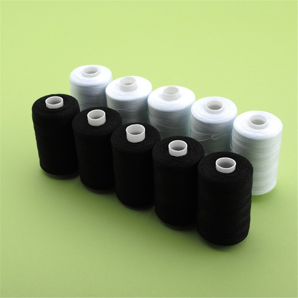 Household Sewing Thread 10 Color Thread Hand Stitch Suit 1000 Yards DIY Axis Embroidery Thread Needlework