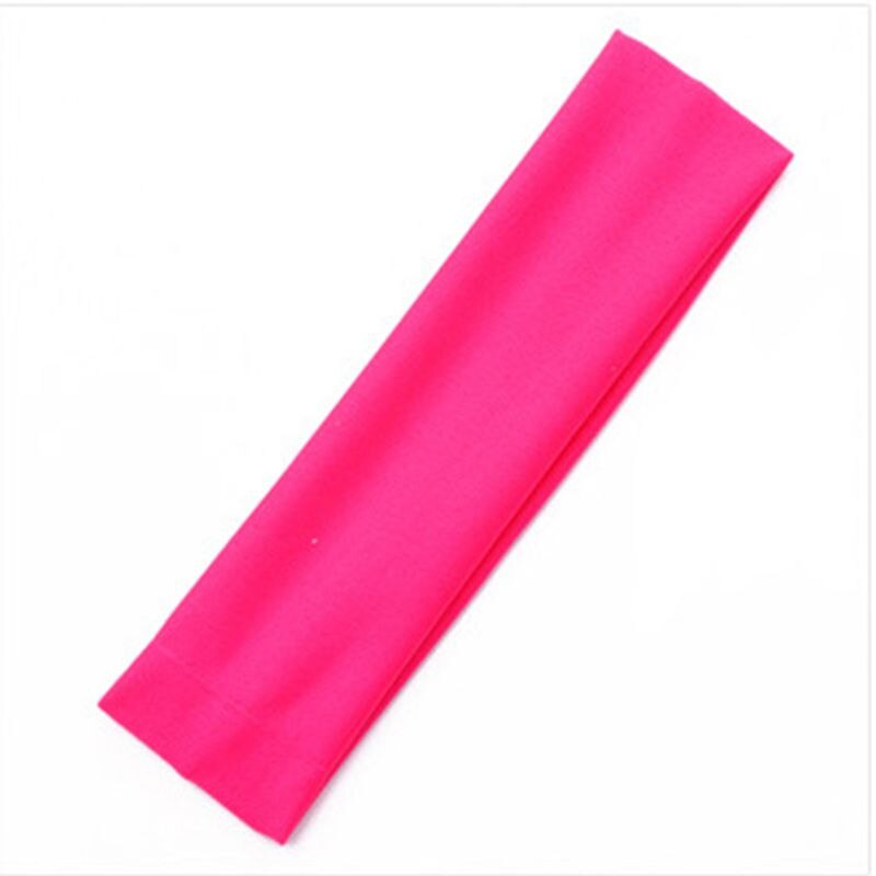 Sport Hoofdband Stretchy Zweetbandjes Workout Hoofdbanden Voor Hardlopen, Training, Yoga: Rood