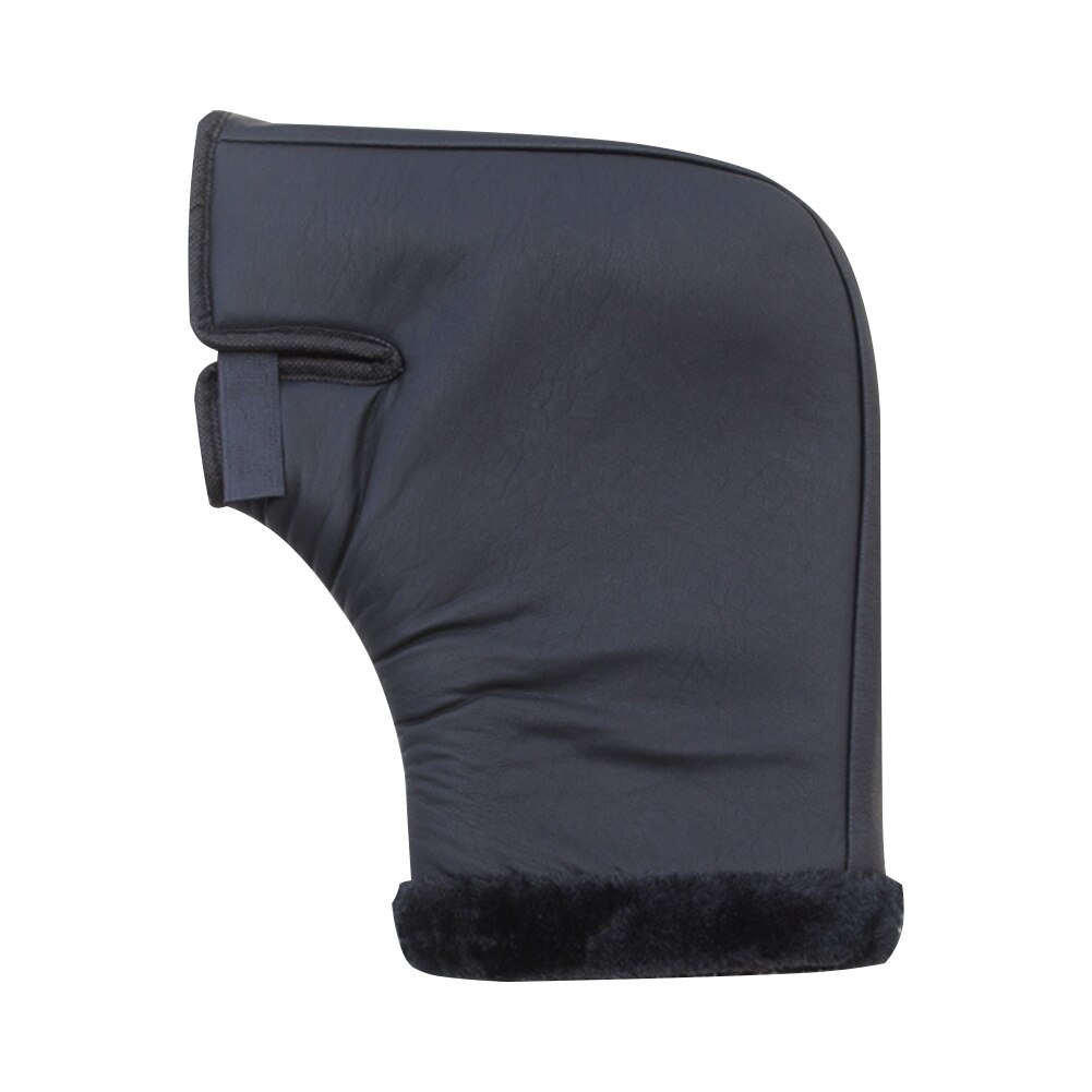 1 paar Makkelijk Schoon Handschoenen Warm Houden Cover Magic Sticker Moffen Faux Leer Motorfiets Handvat Verdikte Waterdichte Draagbare Winter: Default Title