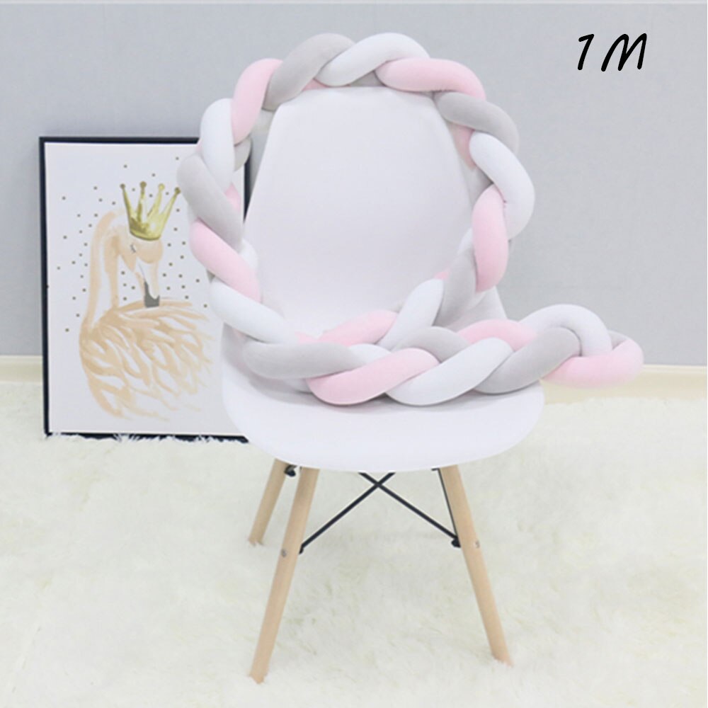 Parachoques para cama de bebé recién nacido, parachoques para bebé infantil en cuna, almohada de cocodrilo de dibujos animados, valla para la cama del bebé, decoración de habitaciones de chicos para niña: 1M-06