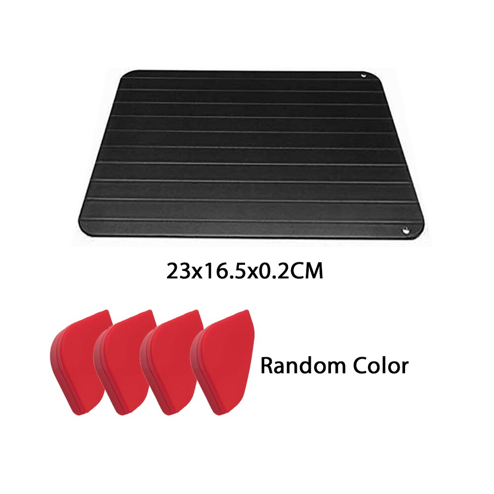 Fast Defrosting Tray Food Meat Fruit Thaw Frozen Quick Defrosting Plate Board Defrost Kitchen Gadget Tool: 23X16.5X0.2CM