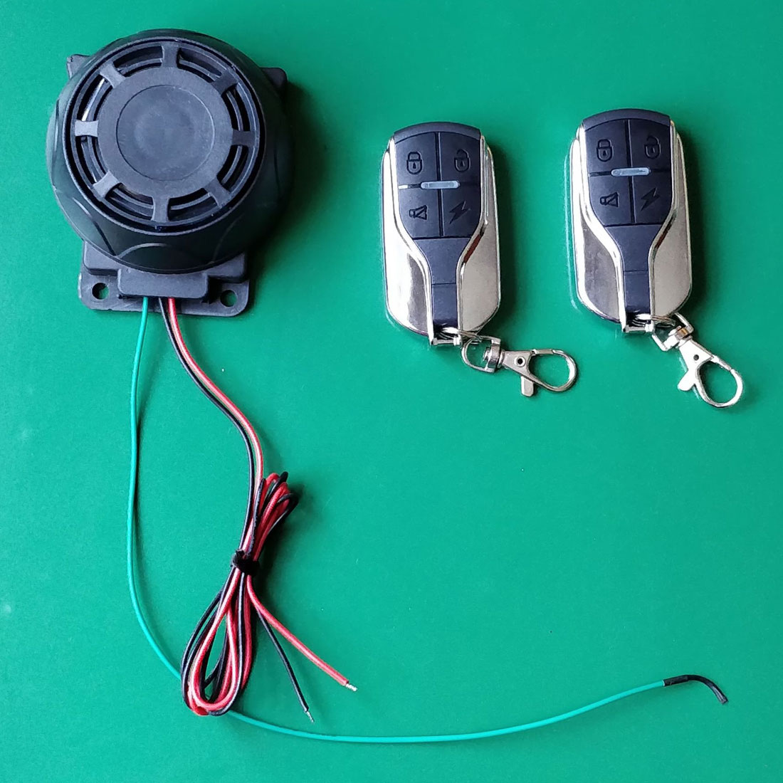 Dual Afstandsbediening Afstandsbediening Alarmsystemen Motorfiets Anti-Diefstal Fiets Scooter Alarm Systemen