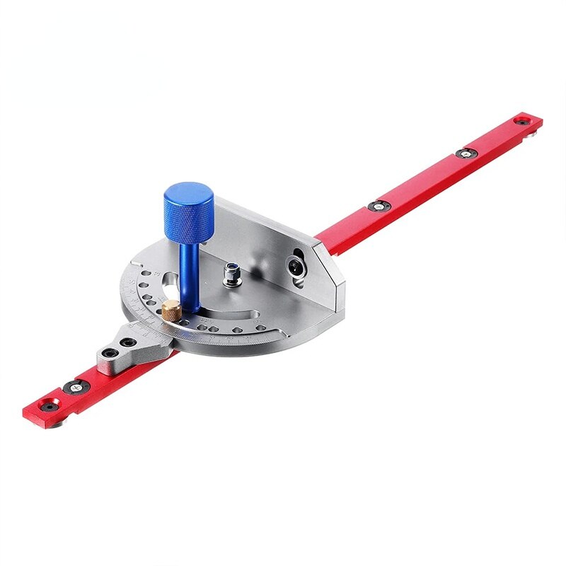 Table Saw Precision Miter Gauge System Aluminum Miter Track Fence for Maximum Stock Support and a Repetitive Cut Flip Stop: Miter Gauge
