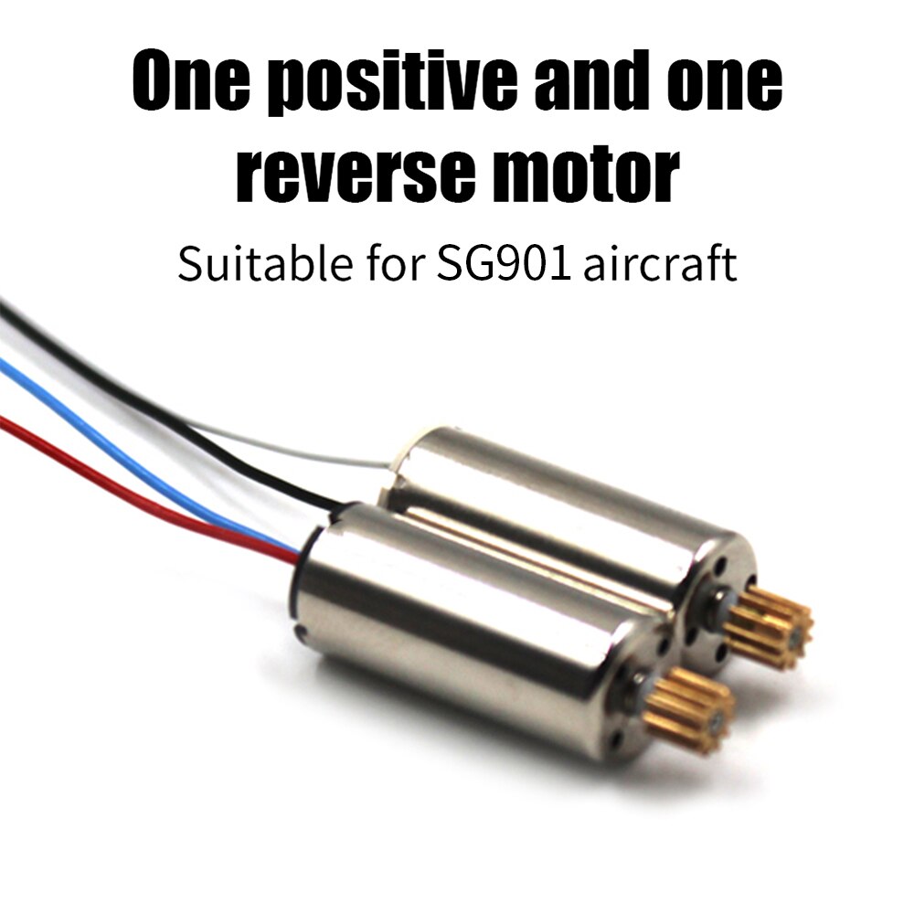 1 par rc drone positiv og omvendt motor anvendelig til  sg901 flyuav reparation og udskiftning, gør dronen kan fungere