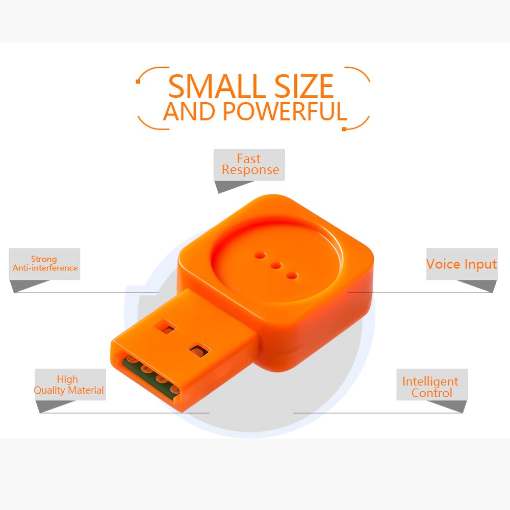 Mini USB Microphone AI Smart Mic Portable Support Multi-language Translation Studio Speech For Laptop Notebook PC