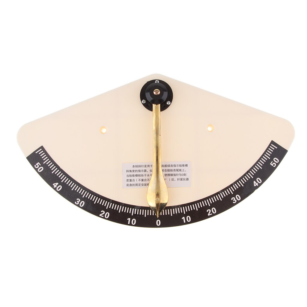 Marine Instrument Ships Boat Yacht Marine Clinometer Level Inclinometer for Water Sports Dinghy Accessories