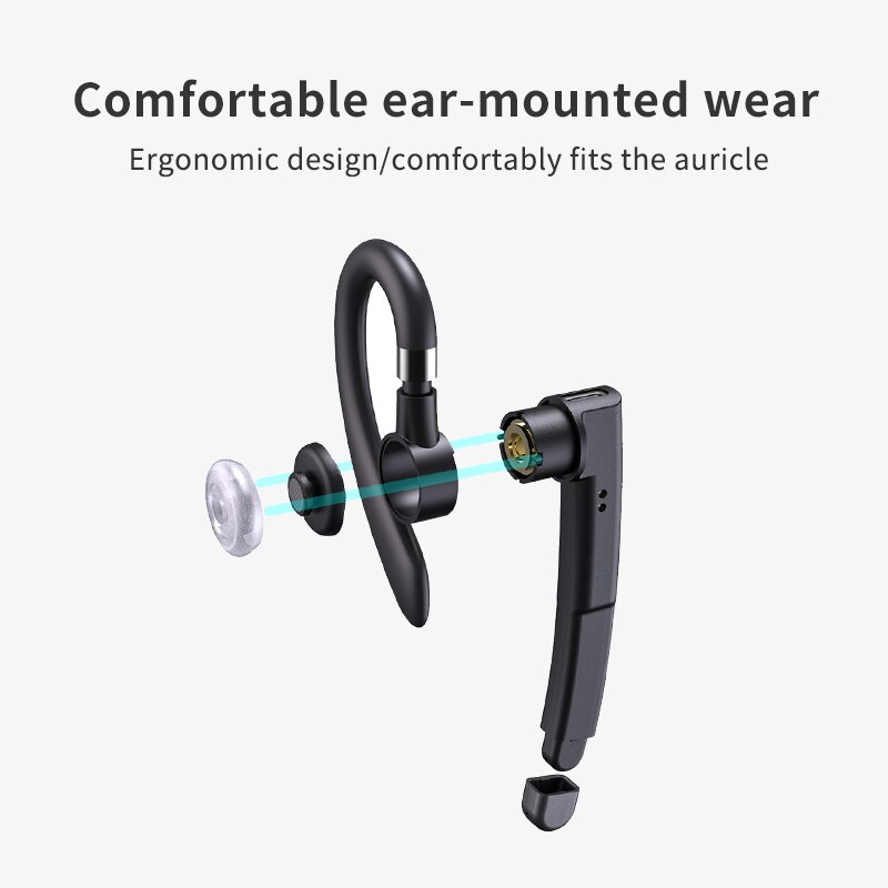 Wireless Bluetooth Headset, Special for Hands-Free Business Phone, with Microphone