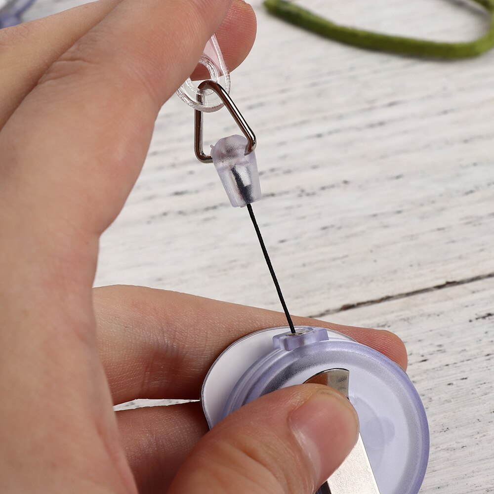 Cute Cartoon Mini Retractable Badge Reel Nurse Lanyards ID Name Card Badge Holder Clip Student Nurse Badge Holder