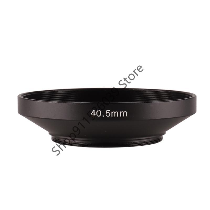 Capa de lente de metal grande angular 39mm 40.5mm 43mm 46mm 49mm 52mm 55mm 58mm 62mm 72mm 77mm 82mm proteção de lente: Preto
