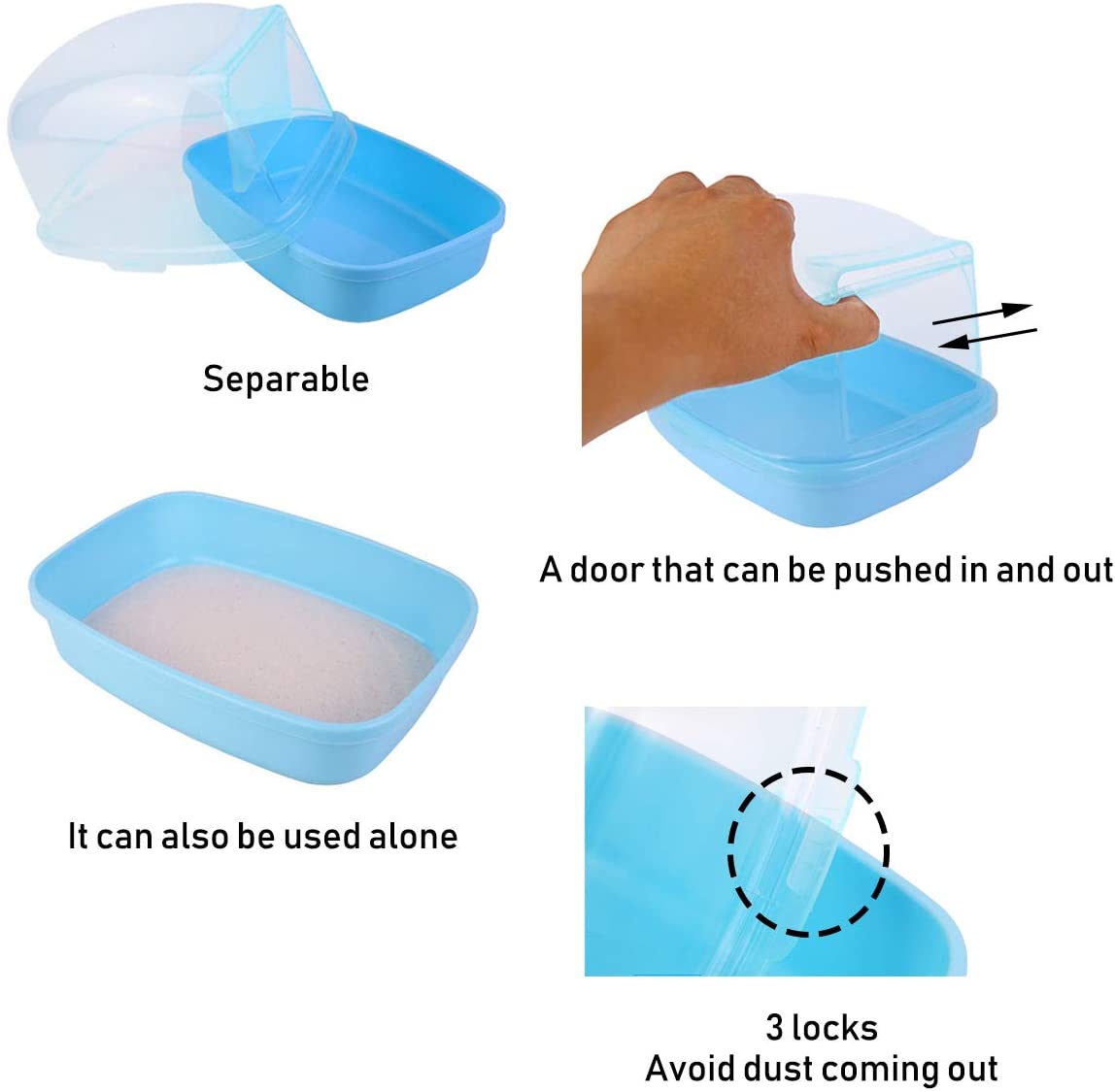 Cincillà Bagno A Secco Riccio Sabbia sauna Wc Doccia ottavino Animale Bagno di Casa Degus Scoiattolo Polvere Da Bagno Animali Domestici Bagno