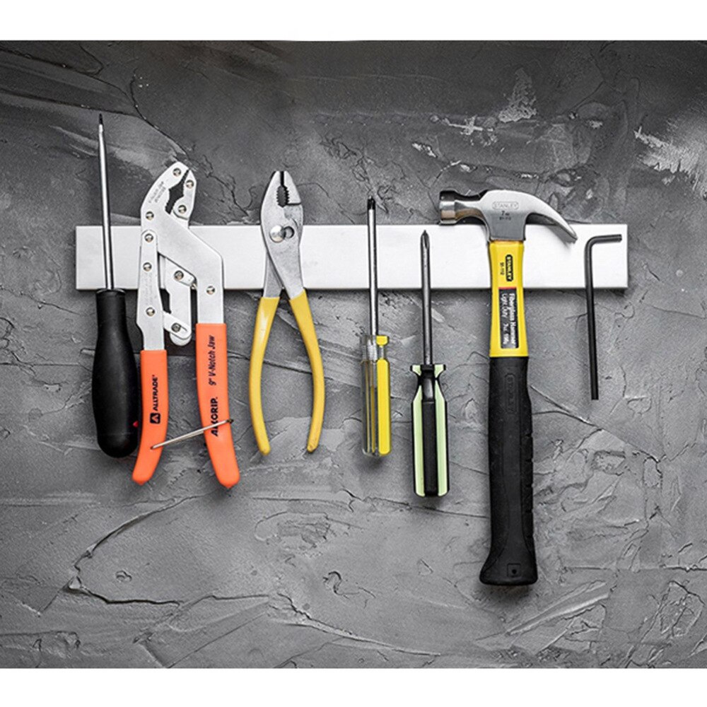 304 Stainless Steel Magnetic Bar Wall Mounted Kitchen Utensil Holder