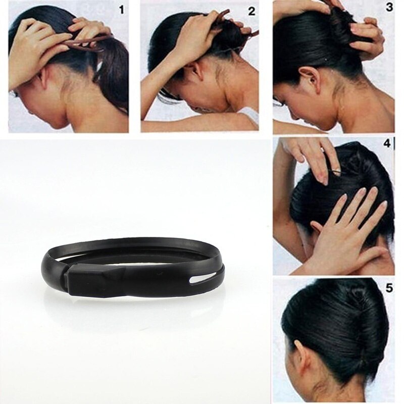 2pz donne fai da te capelli messa in piega Updo ciambella panino clip strumento formale francese intrecciare creatore titolare bastoncini per capelli accessori
