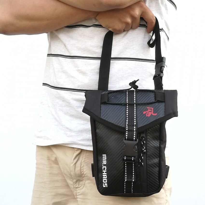 Aramox Drop Leg Bag | Wasserdichte Motorrad Beintasche | Multifunktional Als Hüft- Oder Brusttasche | Mit Reflektierenden Streifen