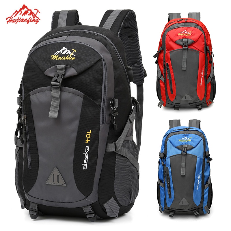 Waterproof Traveling Backpack Unisex Men's Sports Bag Pack Outdoor Mountaineering Hiking Climbing Camping Backpack For Male