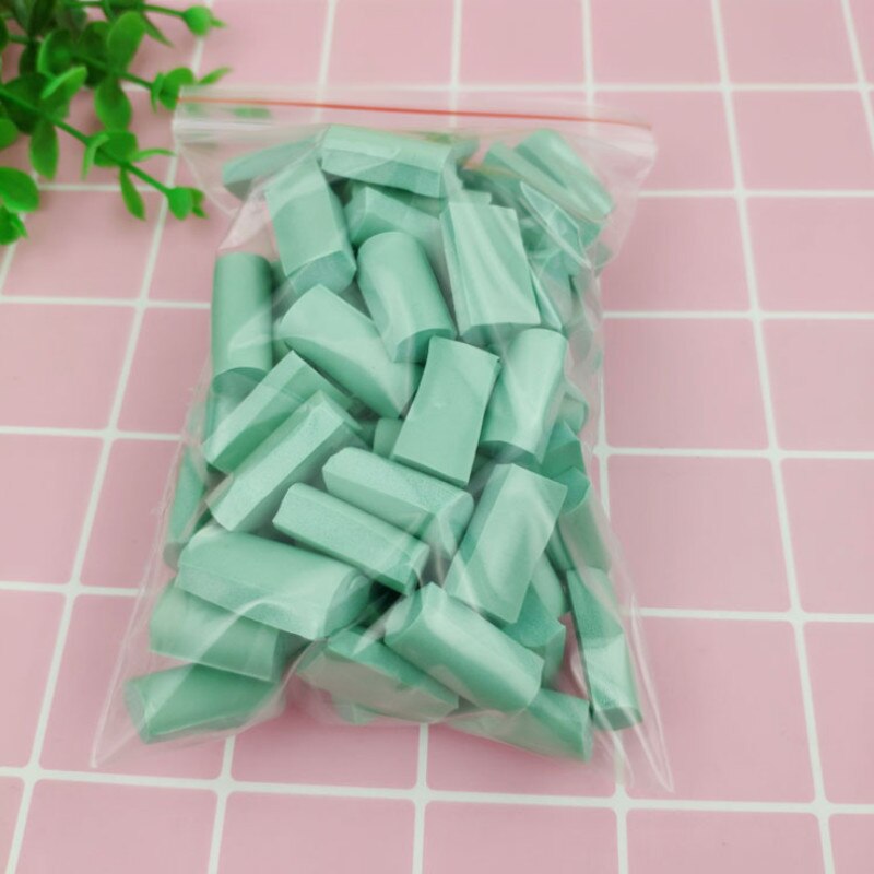 New70pcs Sponge Block Additives in Slime Filling Beads Supplies DIY Slime Accessories For Slime Stuff Foam Clay Mud Sponge Block: Army Green