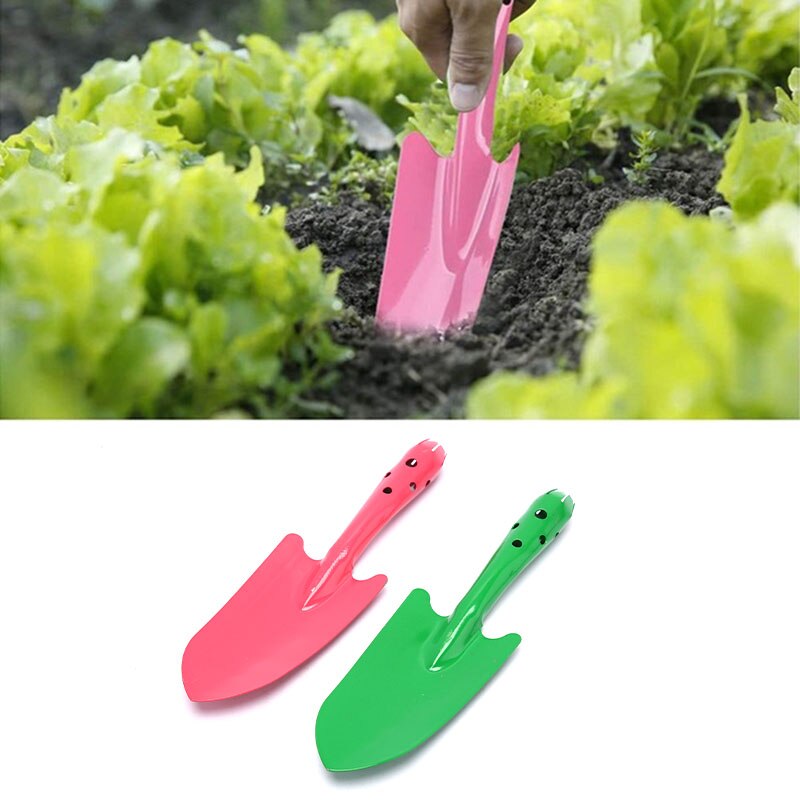 Handle Small Iron Trowel,Gardening Potting Soils Scoop Hand Trowel Soils Diggers Flower Shovel Gardening Small Shovel Random