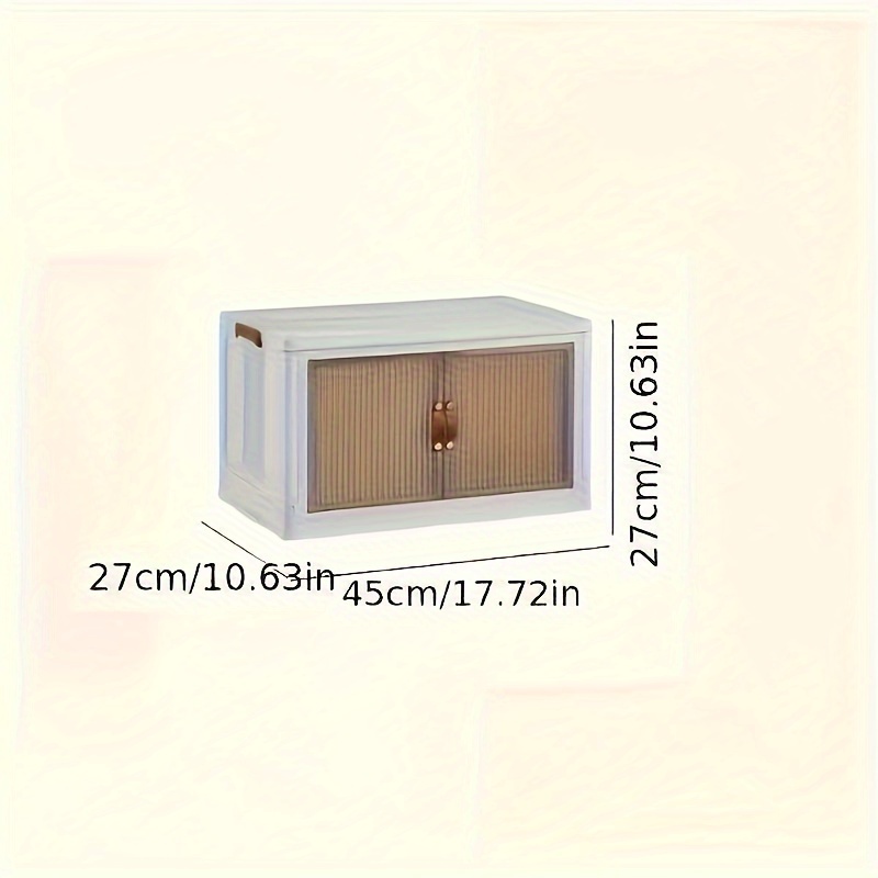 Easy to assemble 1-piece shoe cabinet organizer -1-5 layers - Space saving, clear door shoe box - Perfect for home, school